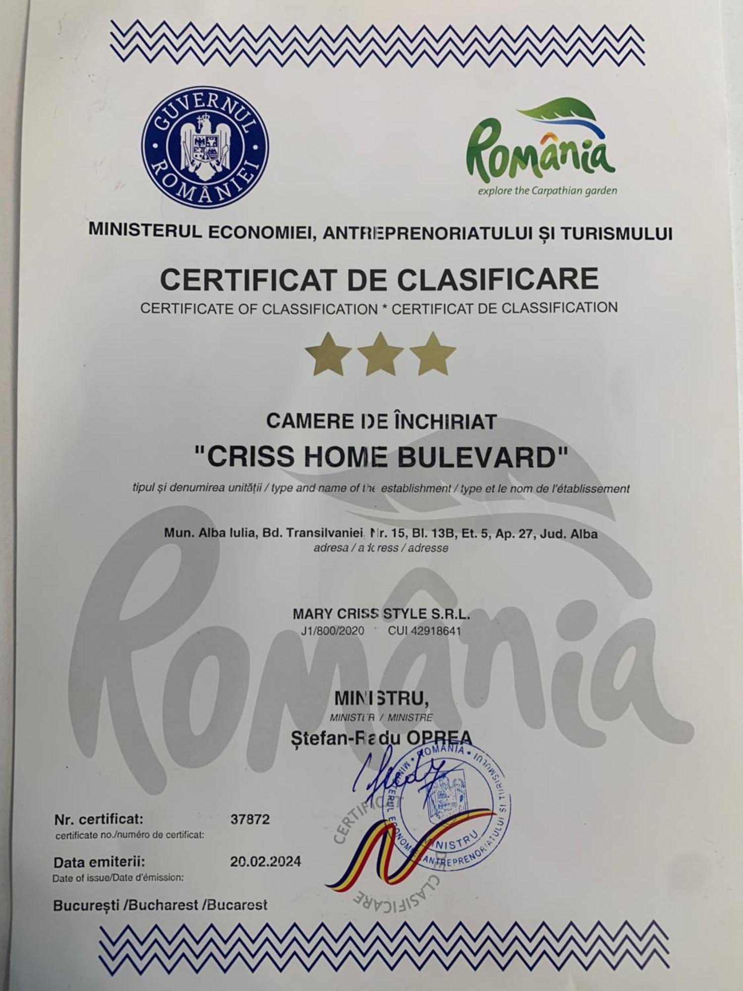 Criss Home Bulevard Άλμπα Ιούλια Εξωτερικό φωτογραφία